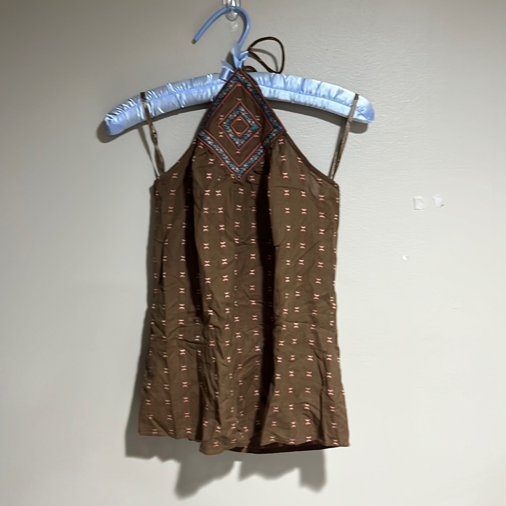 Charlotte Russe Very Cute Halter Open Back Top
